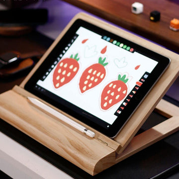Elevate Your Tech Experience with the Adjustable Laptop Tablet Stand - iWoodStore
