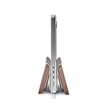 The Perfect Accessory: Discover the Benefits of the Wood Laptop Vertical Stand for Desk - iWoodStore