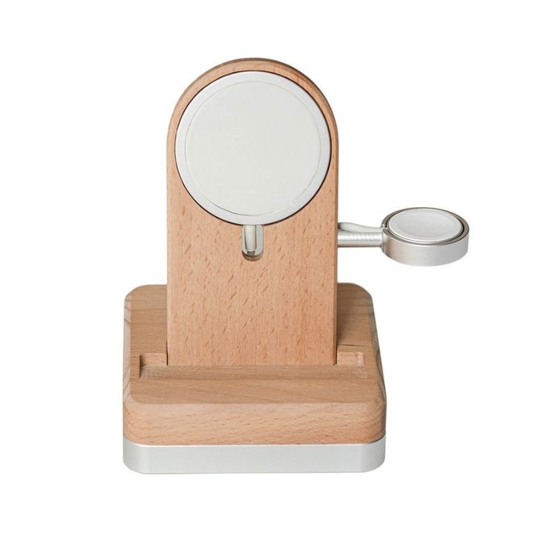 2 in 1 Magsafe Stand iPhone iWatch - iWoodStore