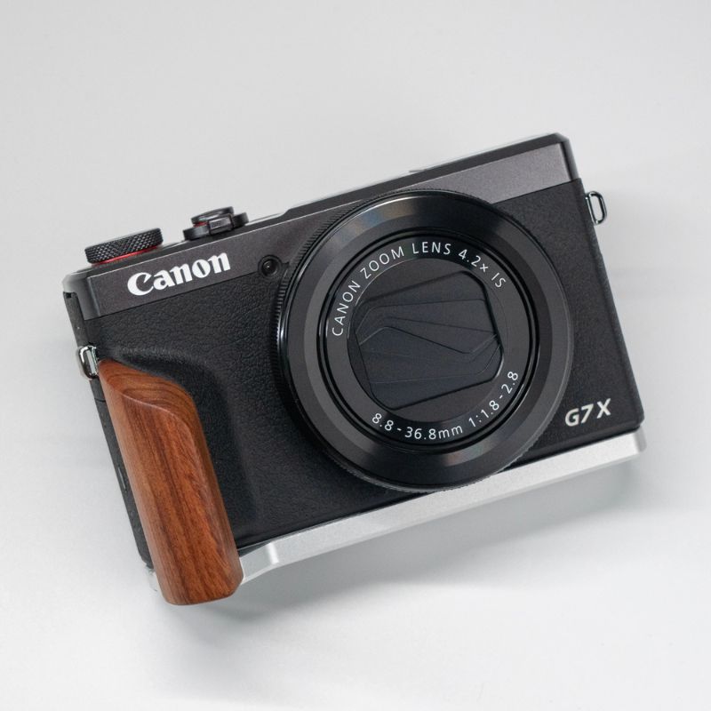 Canon G7X Mark III grip YW wood iwoodstore