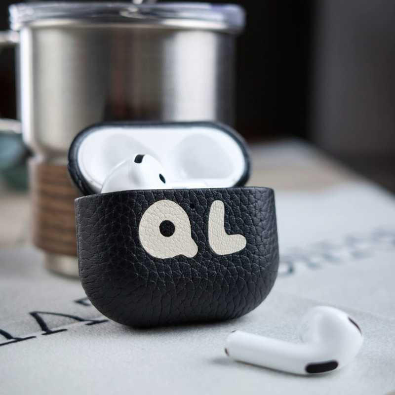 Custom Personalized AirPods Pro3 Case Leather Cover iwoodstore