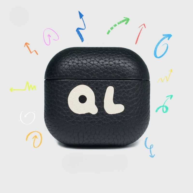 Custom Personalized AirPods Pro3 Case Leather Cover iwoodstore