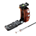 Ergonomic Wood Grip for Mamiya RZ/RB, Hasselblad 203/205 & Contax 645 (Arca-Swiss L-Plate)