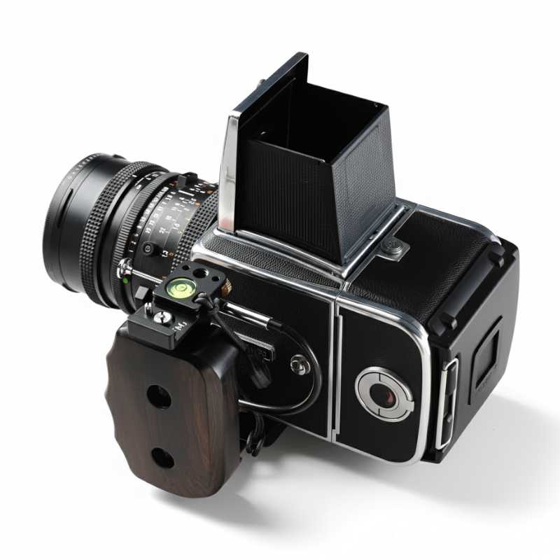 Ergonomic Wood Grip for Mamiya RZ/RB, Hasselblad 203/205 & Contax 645 (Arca-Swiss L-Plate)