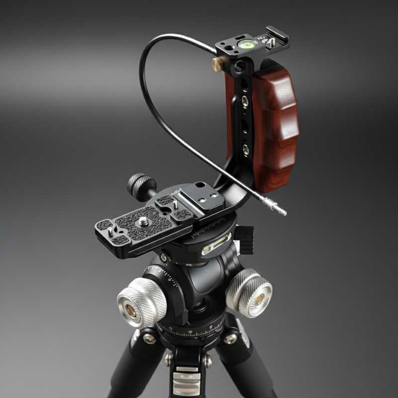 Ergonomic Wood Grip for Mamiya RZ/RB, Hasselblad 203/205 & Contax 645 (Arca-Swiss L-Plate)