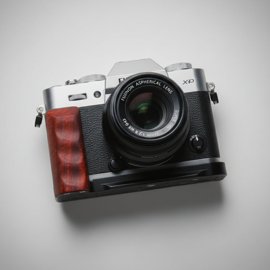 Fujifilm X-T30 III (Gen 3) Wooden Grip | Ergonomic L-Grip