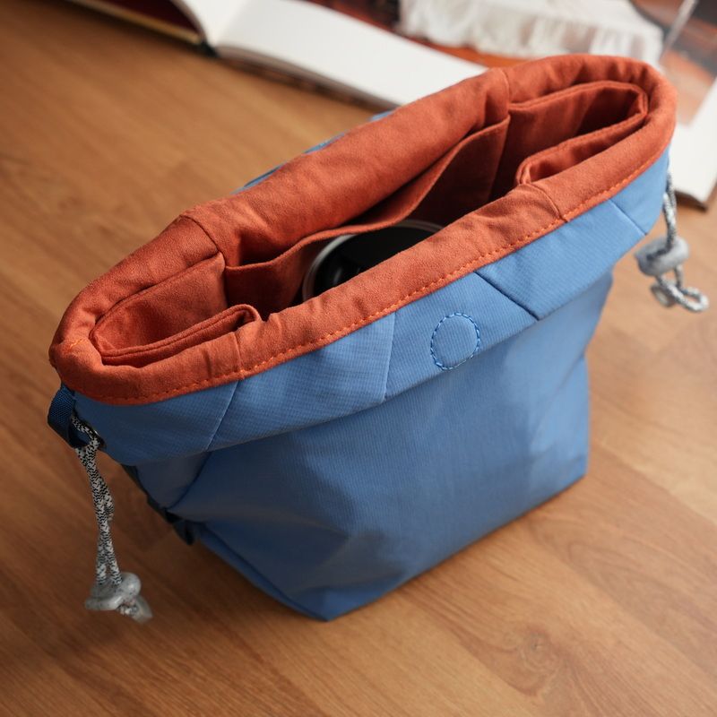 Universal Soft Camera Pouch & Backpack Insert – Quick-Access Drawstring Series iwoodstore