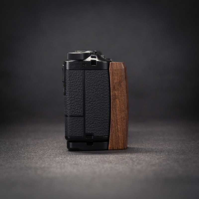Brown Walnut Wood Ricoh GR4 Handgrip WG Design iWoodStore