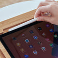 Adjustable Bamboo iPad Stand - iWoodStore