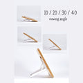 Adjustable Bamboo iPad Stand - iWoodStore