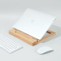 Adjustable Laptop Tablet Stand with Wrist Rest - iWoodStore