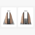 Adjustable Vertical MacBook Stand with Metal Base - iWoodStore