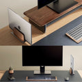 Adjustable Vertical MacBook Stand with Metal Base - iWoodStore