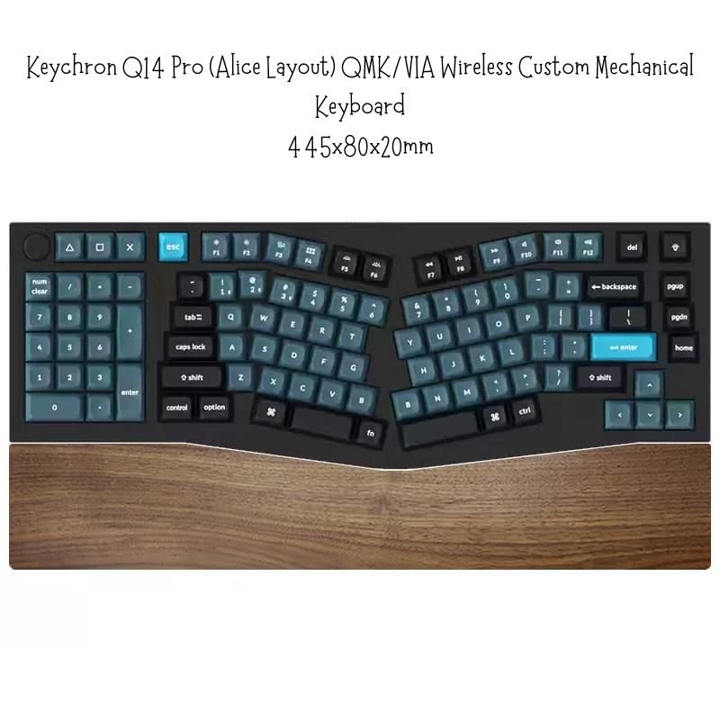 Alice Keyboard Wrist Rest for Keychron Q8 Spring Lucifer ACR Pro - iWoodStore