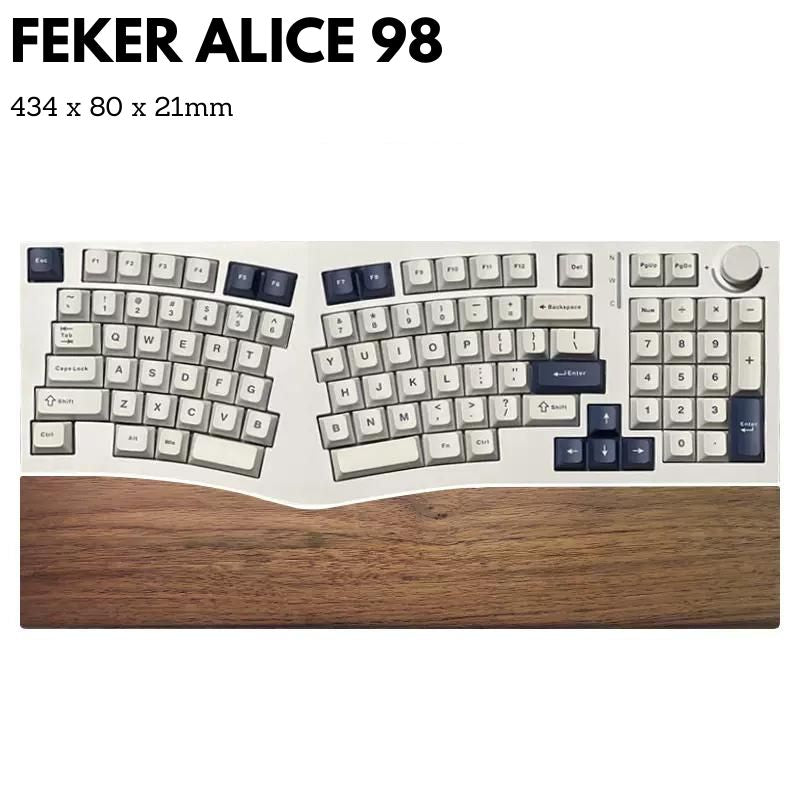 Alice Keyboard Wrist Rest for Keychron Q8 Spring Lucifer ACR Pro - iWoodStore