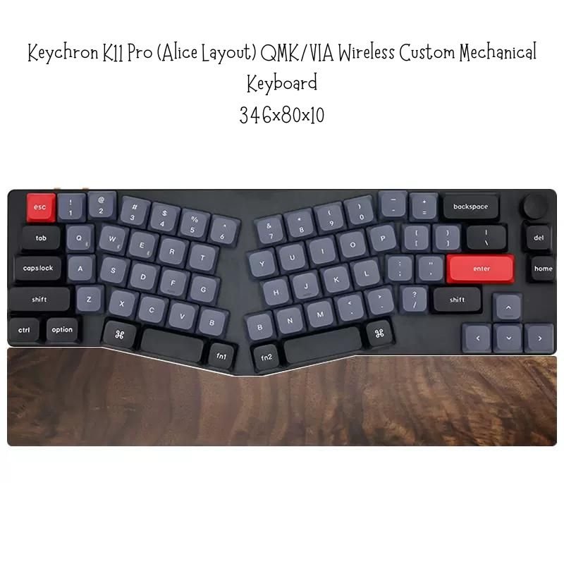 Alice Keyboard Wrist Rest for Keychron Q8 Spring Lucifer ACR Pro - iWoodStore