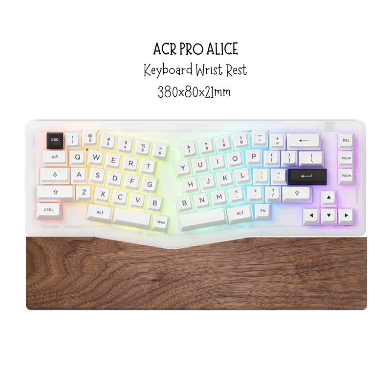 Alice Keyboard Wrist Rest for Keychron Q8 Spring Lucifer ACR Pro - iWoodStore