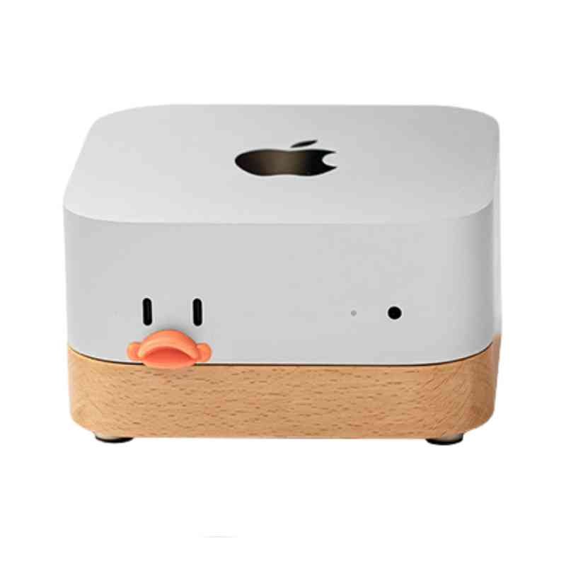 Apple Mac Mini M4 Stand Holder Wood - iWoodStore