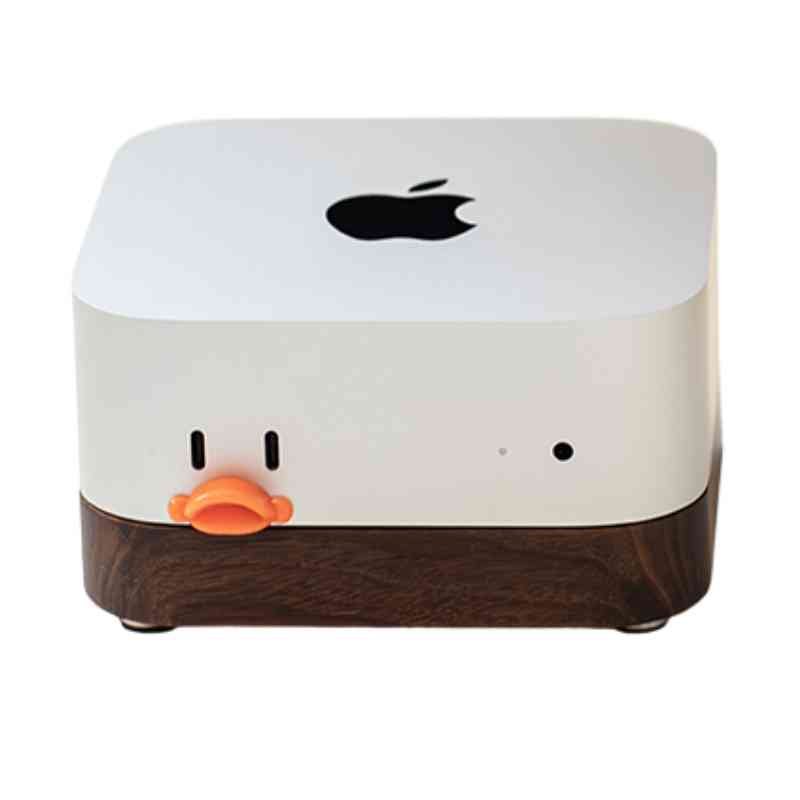 Apple Mac Mini M4 Stand Holder Wood - iWoodStore