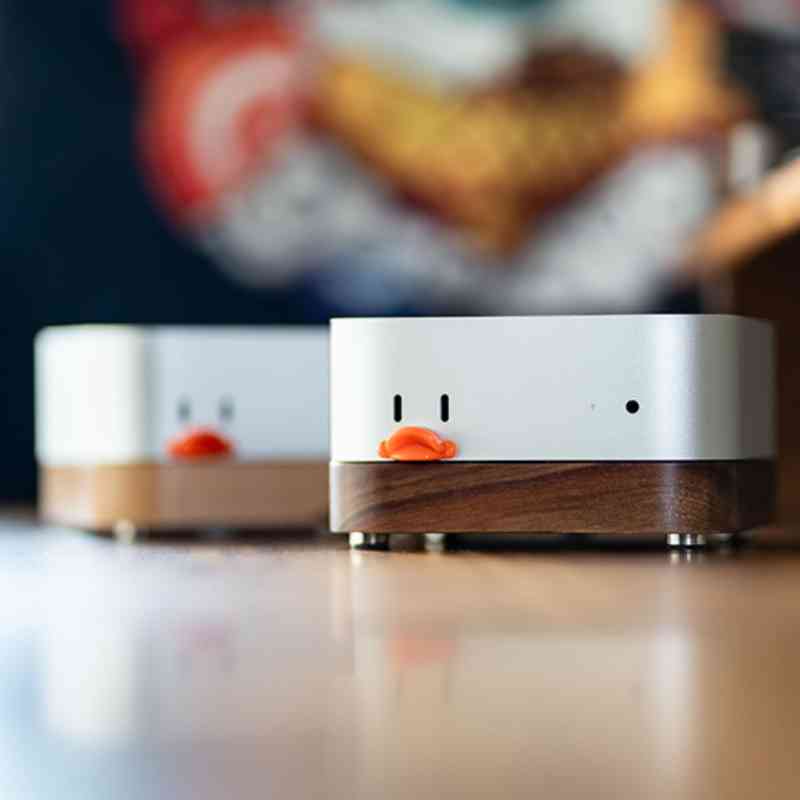 Apple Mac Mini M4 Stand Holder Wood - iWoodStore