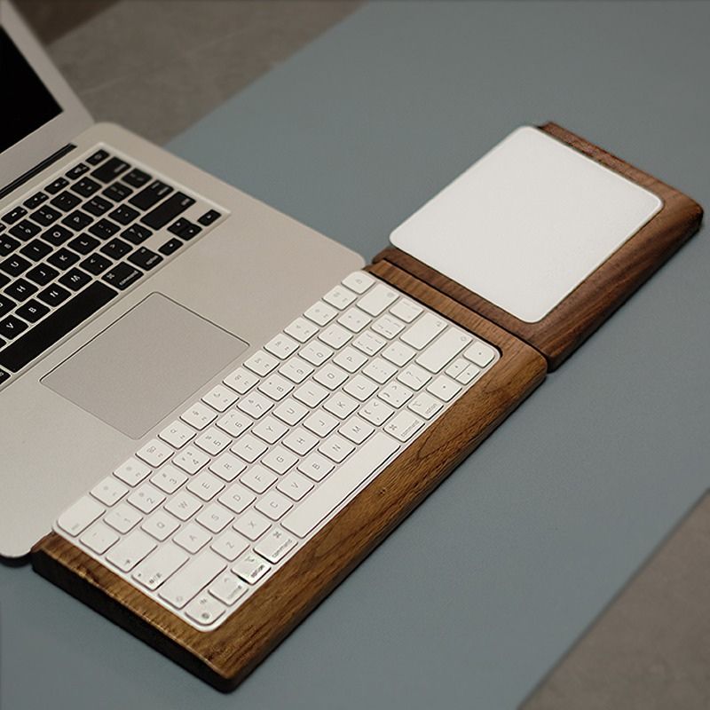 Apple Magic Keyboard Tray Walnut - iWoodStore