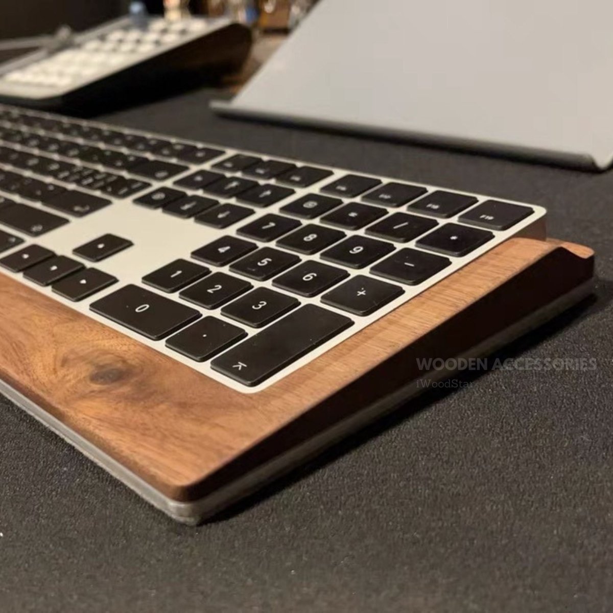 Apple Magic Keyboard Tray Walnut - iWoodStore