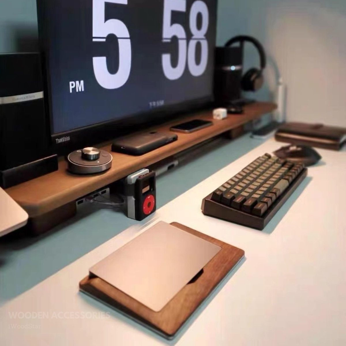 Apple Magic Keyboard Tray Walnut - iWoodStore
