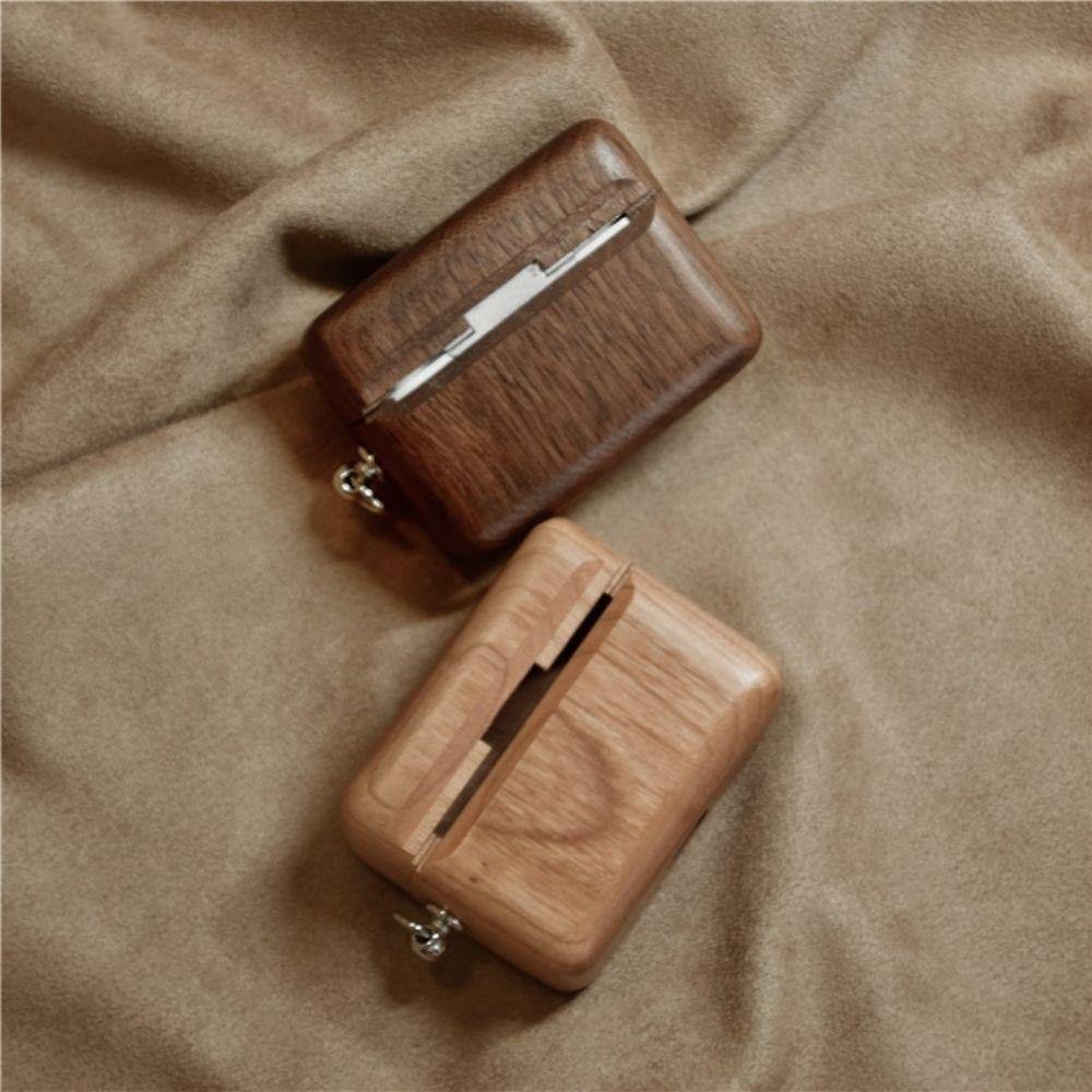 Bamboo AirPods Pro Case with Keychain - iWoodStore