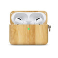 Bamboo AirPods Pro Case with Keychain - iWoodStore