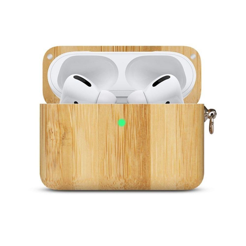 Bamboo AirPods Pro Case with Keychain - iWoodStore