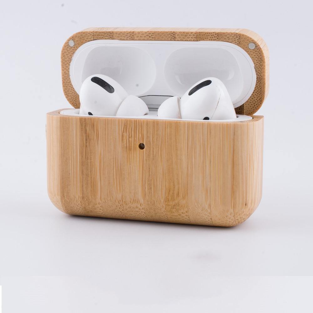 Bamboo AirPods Pro Case with Keychain - iWoodStore