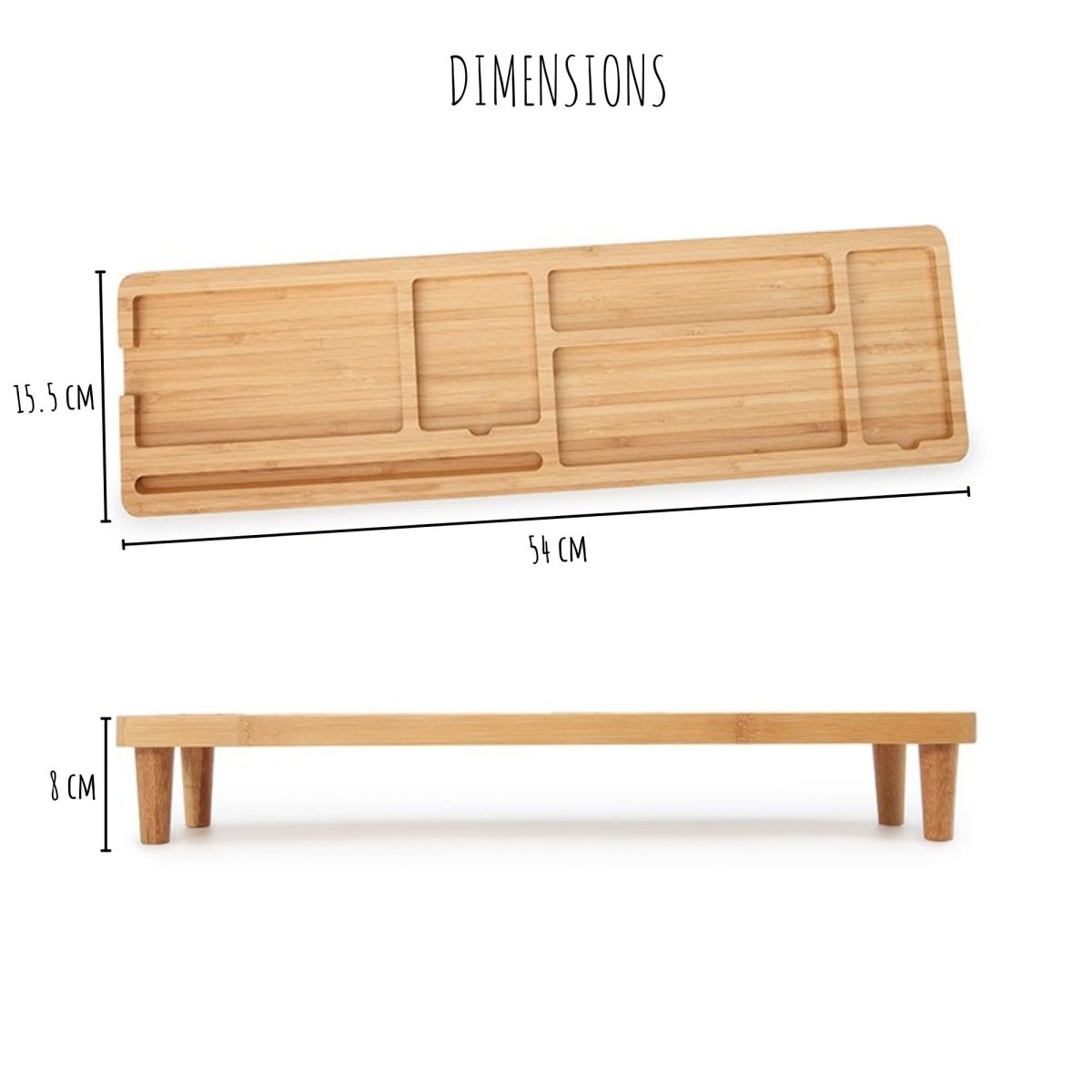 Bamboo Stand Organizer for Desk - iWoodStore