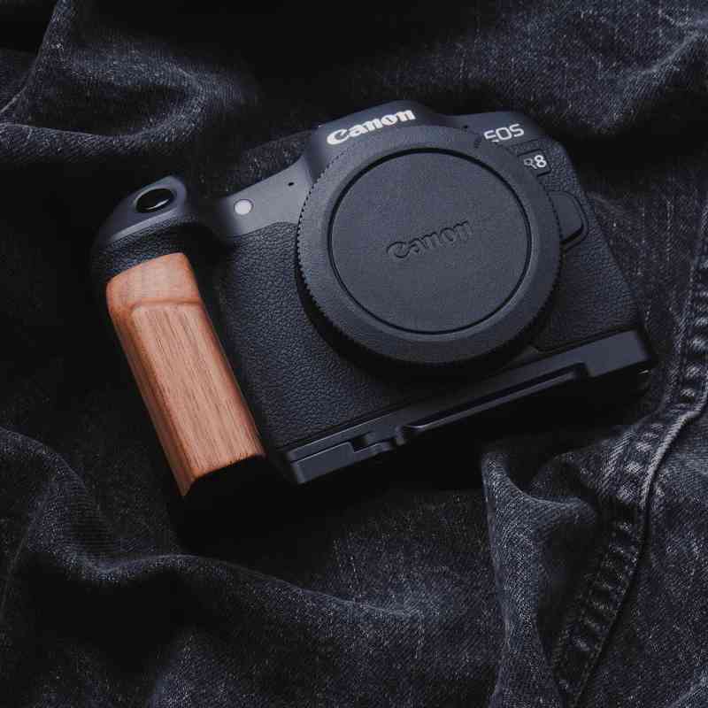 Canon R8 Grip Wood EOS R8 Handgrip - iWoodStore