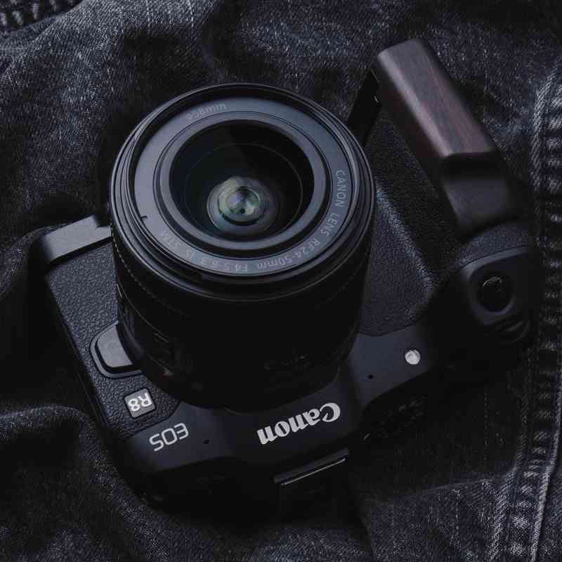 Canon R8 Grip Wood EOS R8 Handgrip - iWoodStore