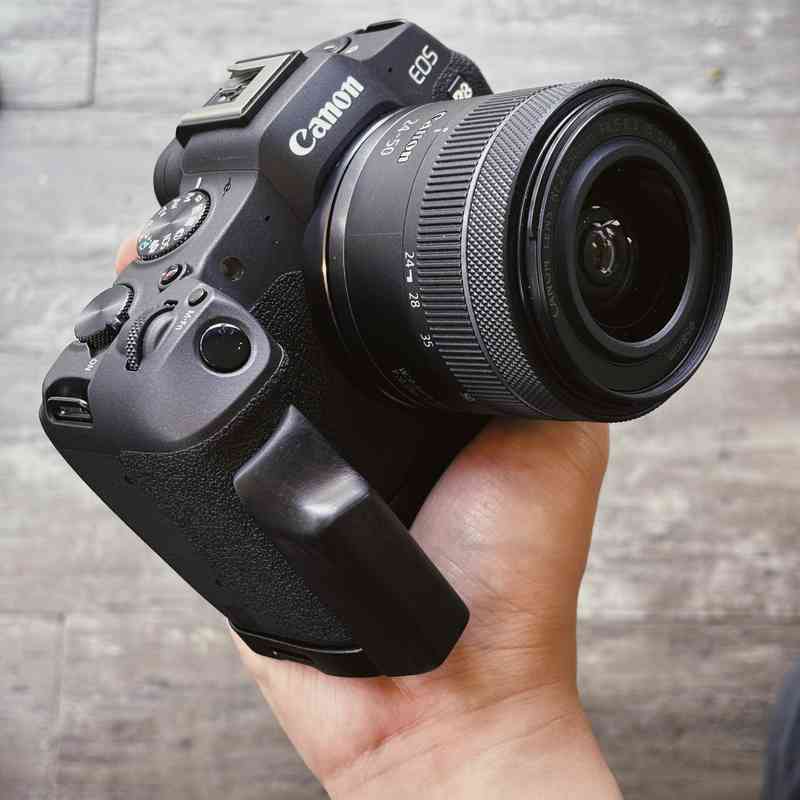 Canon R8 Grip Wood EOS R8 Handgrip - iWoodStore