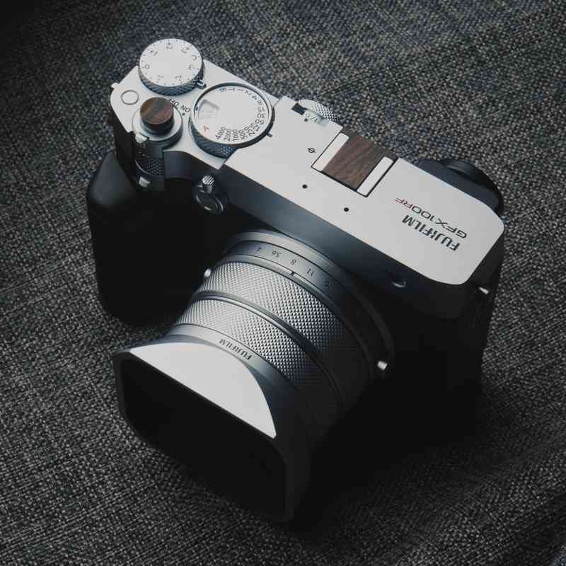 Cover Set Fuji GFX100RF GFX50 Hotshoe Shutter Button Wood - iWoodStore