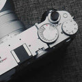 Cover Set Fuji GFX100RF GFX50 Hotshoe Shutter Button Wood - iWoodStore