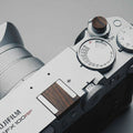 Cover Set Fuji GFX100RF GFX50 Hotshoe Shutter Button Wood - iWoodStore
