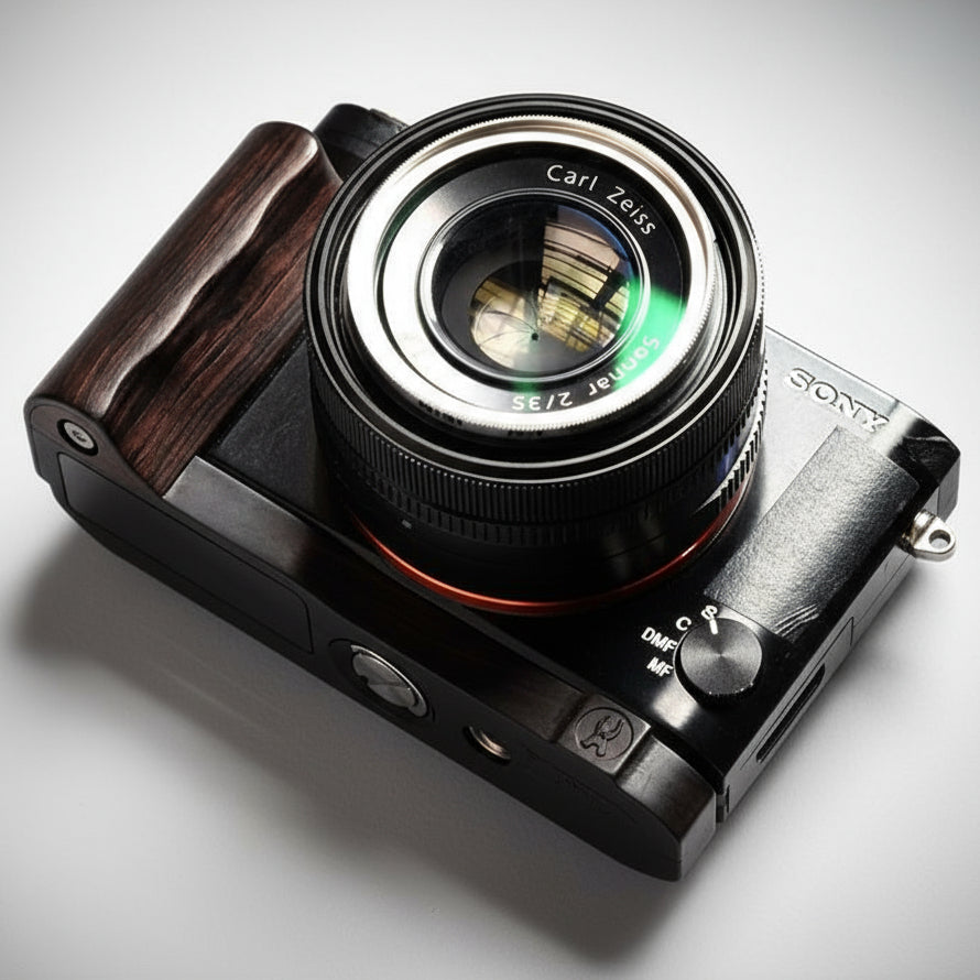 Dark Ebony Hand Grip for Sony RX1R2 - iWoodStore