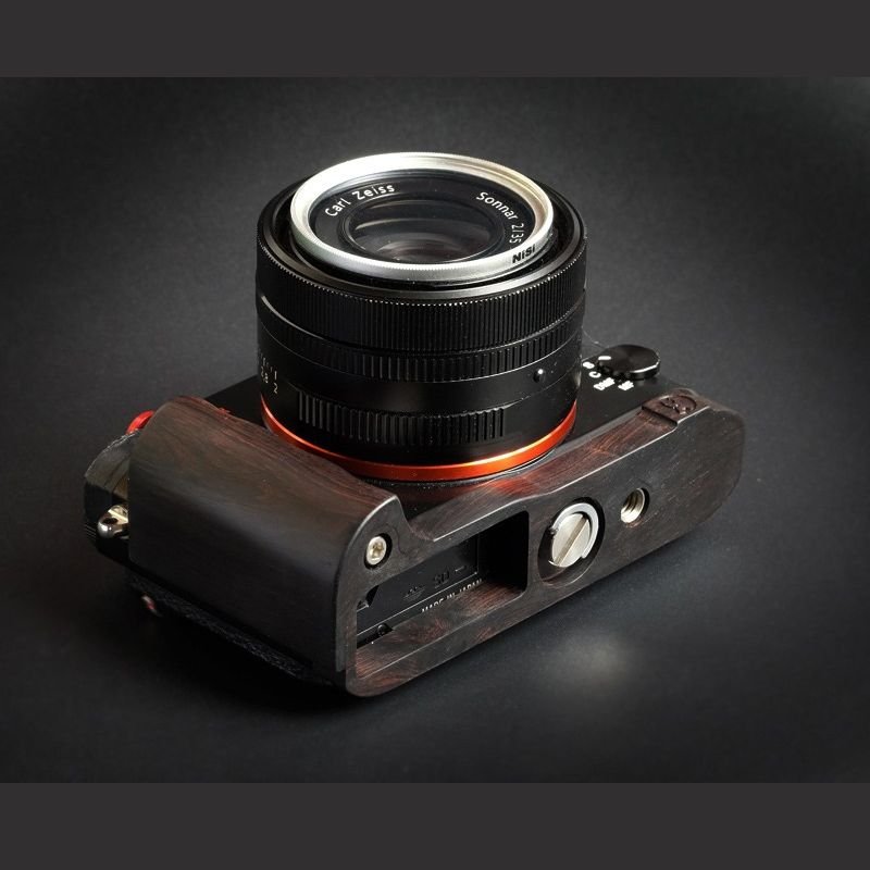 Dark Ebony Hand Grip for Sony RX1R2 - iWoodStore