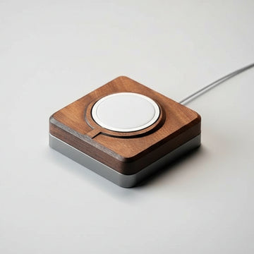 Dark Walnut Magsafe Holder - iWoodStore