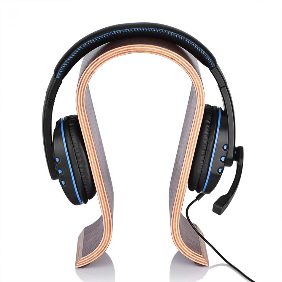 Earphone Hanger U shaped Headphone Stand - iWoodStore
