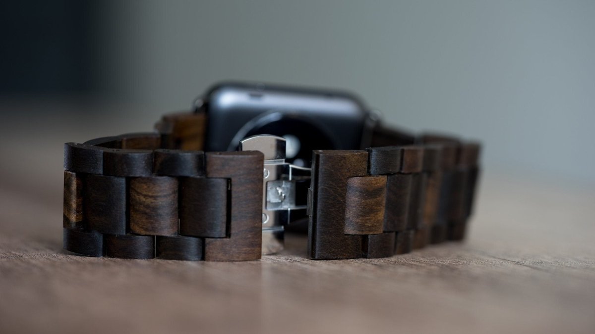 Ebony Apple Watch Wooden Band - iWoodStore