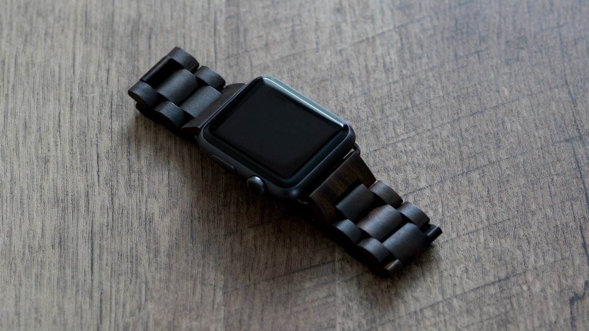 Ebony Apple Watch Wooden Band - iWoodStore
