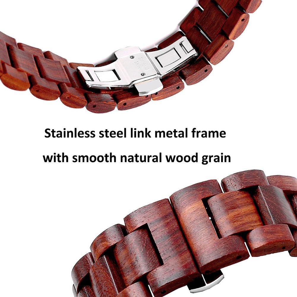 Ebony Apple Watch Wooden Band - iWoodStore