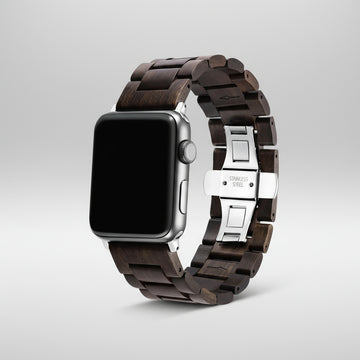 Ebony Apple Watch Wooden Band - iWoodStore