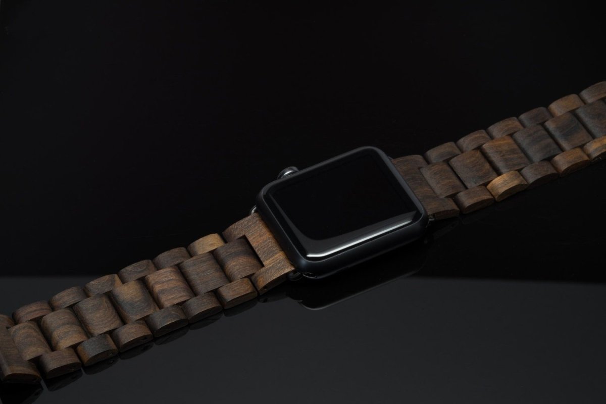 Ebony Apple Watch Wooden Band - iWoodStore