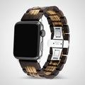 Ebony Zebra Wooden Band for Apple Watch - iWoodStore