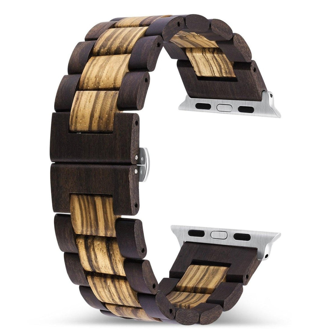 Ebony Zebra Wooden Band for Apple Watch - iWoodStore
