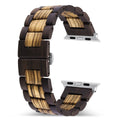 Ebony Zebra Wooden Band for Apple Watch - iWoodStore